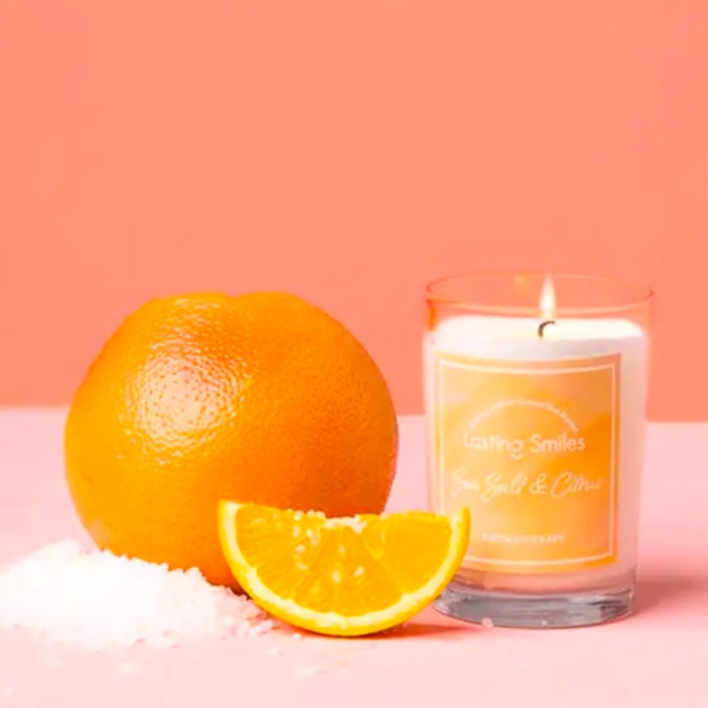 Lasting Smiles - Sea Salt and Citrus Aromatherapy Candle